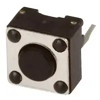 Кнопка тактова 2-pin, 6x6x 4.3 мм (SPST-NO, 12V 50mA, товщина корпусу 3,5 мм)