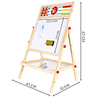Дошка двостороння дерев'яна для малювання Польща, фото 4