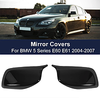 Накладки на дзеркала M Performance BMW (БМВ) 5 Series E60 E61 E63 E64 (2003-2008) Глянець