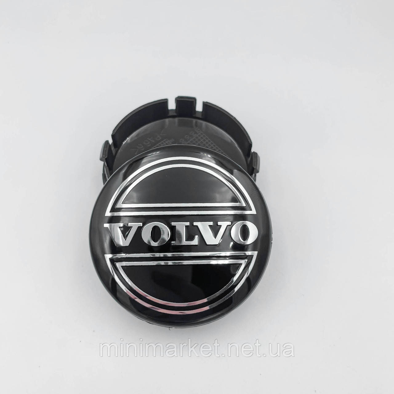 Ковпачки (заглушки) на литі диски VOLVO (Вольво) 64 мм Чорні (3546923)