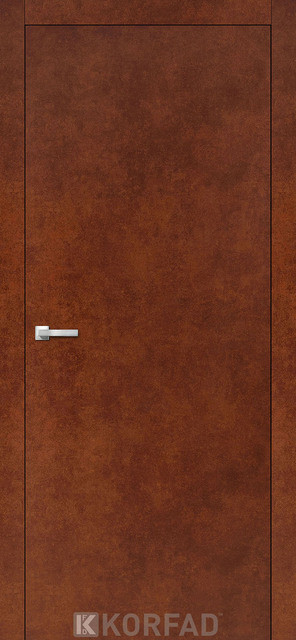 Двери межкомнатные KORFAD LP-01 Сталь кортен (глухие-щитовые) - фото 1 - id-p2070306911