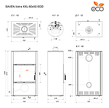 Піч камін SAVEN Vatra XXL 60х50 ECO, фото 10