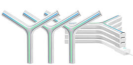 Govee Набір настінних світильників H6065 Y Shape Light Panel 10шт RGB Білий