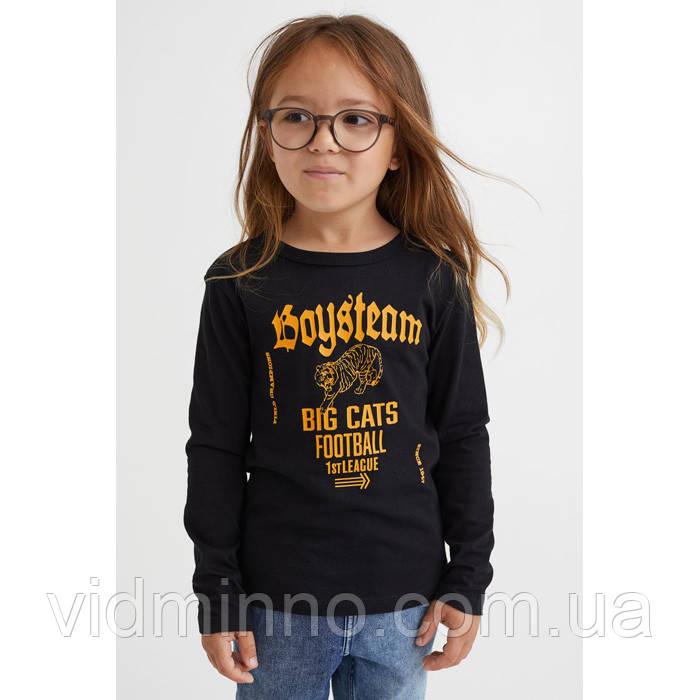 Дитяча кофта лонгслів реглан Boysteam H&M на хлопчика р.134/140 - 8-10 років /10548/