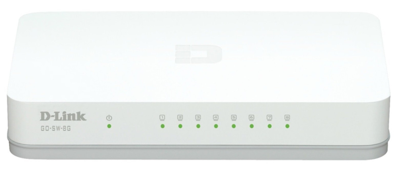 D-Link Комутатор GO-SW-8G/E 8xGE, некерований