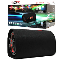 ZPX 10", Автомобильный сабвуфер 1000W, 12/24/220v, с усилителем (USB/Bluetooth)