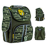 Рюкзак шкільний каркасний Kite Education Transformers 35x25x13 см 11.5 л зелений (TF24-501S), фото 3