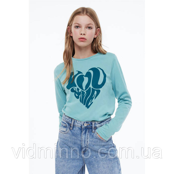 Дитяча кофта лонгслів You & Me H&M для дівчинки - підлітка 14+ років - р.170 /90040/