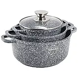 Набір посуду Ofenbach (2.3л, 4.5л, 6.5л) із 7 предметів з прихватками, фото 8