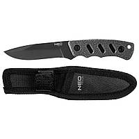 Neo Tools 63-106 Нож Bushcraft, 16.5см, лезвие 9.4см, 3Cr13, ручка TPR, нейлоновый чехол Povna-torba это