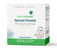 Коллаген для беременных Seeking Health Optimal Prenatal with Collagen - BOGO, 15шт/по 40.1г.