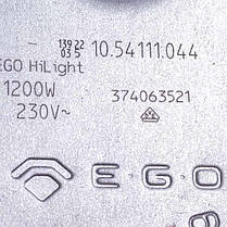 Конфорка для склокерамічної поверхні до плити Electrolux 3740635218, фото 6