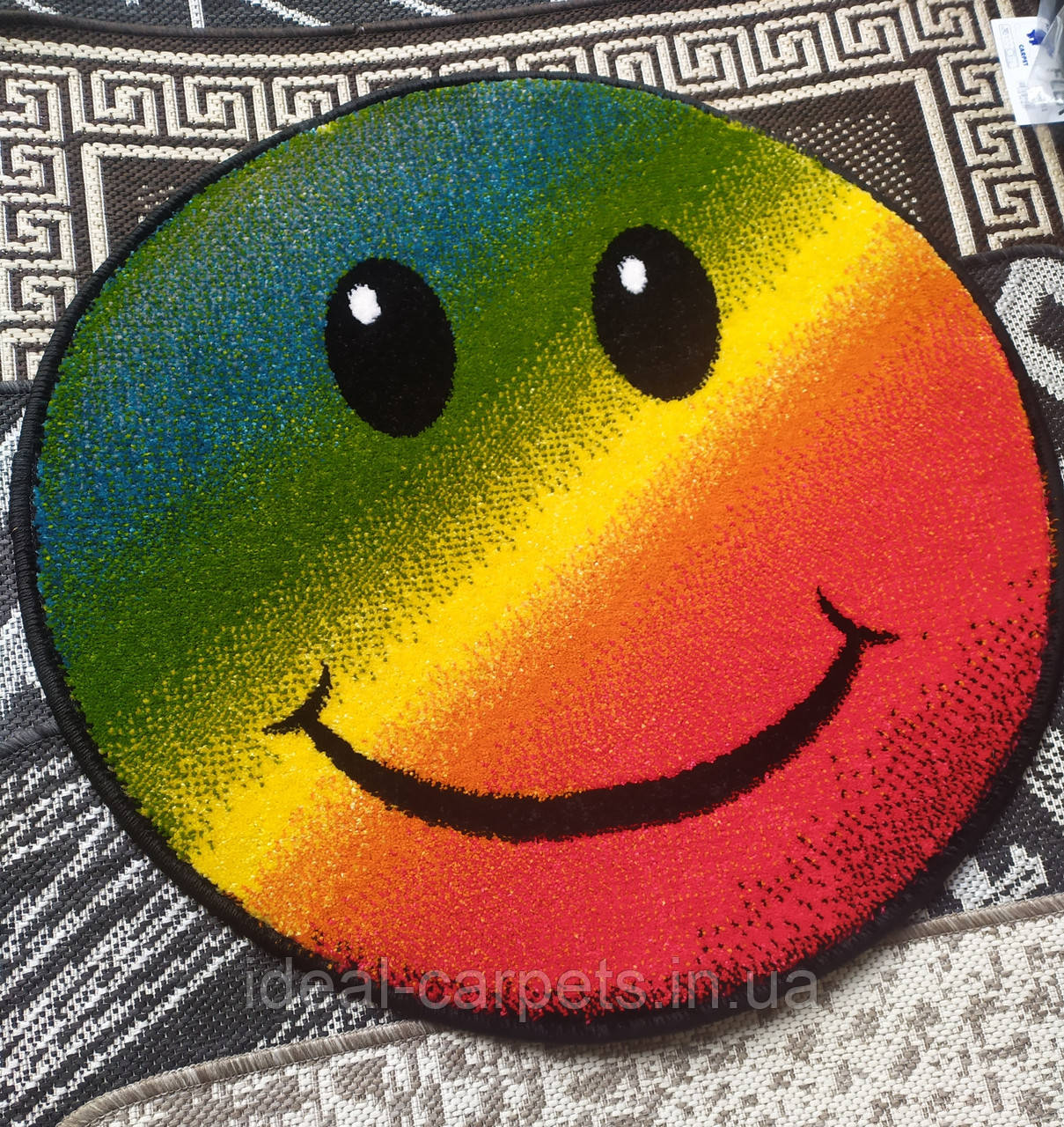 Килимок смайлик Kolibri 67*67см круг 0086 Градієнт, фото 1