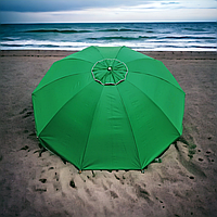 Большой пляжный зонт 3 м с 10 спицами и ветровым клапаном