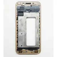 Рамка дисплея Samsung Galaxy J7 2017 Dual SIM SM-J730FN Gold (Оригинал с разбора) (БУ)