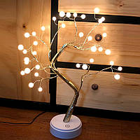 Настольный светильник-ночник LED Дерево Бонсай (жемчужины)