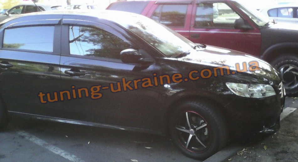 Дефлектори вікон (вітровики) COBRA-Tuning PEUGEOT 301 SD 2012