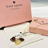 Підвіска з кулоном / з логотипом / Kate Spade New York / полуниця з кошиком / стильна / жіноча