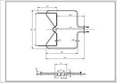 Тен нижній для духовки Whirlpool 481010375734 1150W, фото 2