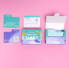 Картки для вивчення англійських слів «105 карток. English Slang». Автор - English Student, фото 3