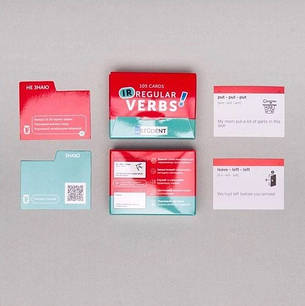 Картки для вивчення «105 Cards. Irregular Verbs». Автор - English Student, фото 2