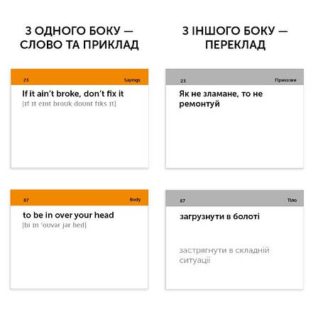 Картки для вивчення «English Idioms B2-C1». Автор - English Student, фото 2