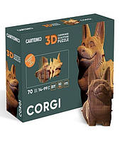 Картонный конструктор «Cartonic 3D Puzzle CORGI»