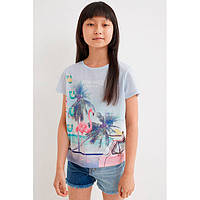Детская футболка Ocean Breeze H&M для девочки подростка р.134-140 - 8-10 лет /54800/