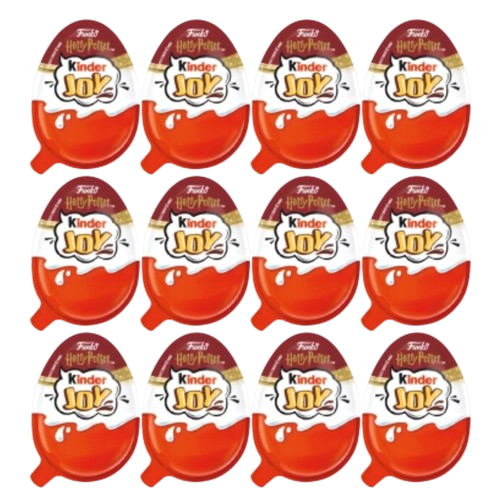 Набір шоколадних яєць Kinder Joy FUNKO HARRY POTTER QUIDDITCH, 12 шт