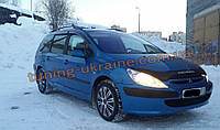 Дефлектори вікон (вітровики) COBRA-Tuning на PEUGEOT 307 WAGON 2001-2008