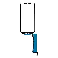Скло дисплея Apple iPhone 11 Pro Max з ОСА плівкою та сенсором без чіпа Black