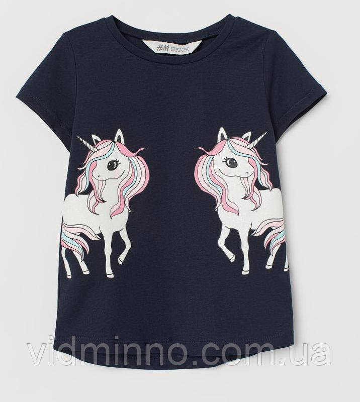Дитяча футболка Єдинороги H&M на дівчинку р.92 – 1,5-2 роки /20812