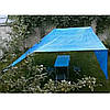 Тент садовий для навісу Wilmar 60г/м2 Blue 10х15 м, фото 4