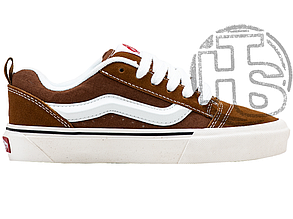 Жіночі кеди Vans Knu Skool Brown White VN0009QCNWH