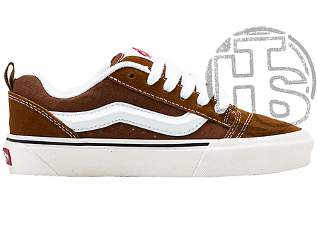 Жіночі кеди Vans Knu Skool Brown White VN0009QCNWH, фото 2