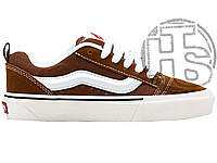 Женские кеды Vans Knu Skool Brown White VN0009QCNWH 37