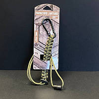 Ремешок из паракорда с карабином Mil-Tec Олива PARACORD LANYARD OLIV (15931501)