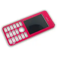 Передняя панель Nokia 206 Pink (Original)