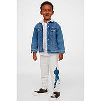 Дитячі штани джоггери Людина Пантера H&M на флісі на хлопчика р.122 - 6-7 років /41400/