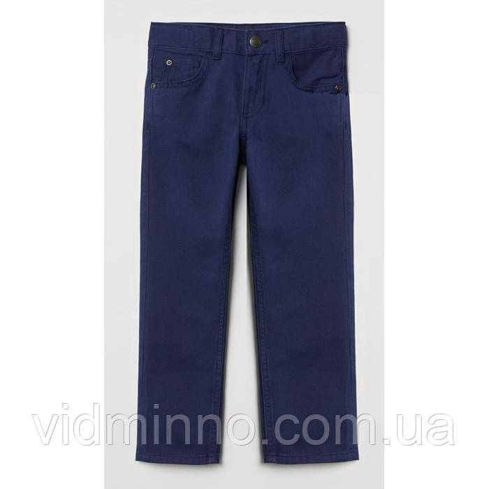 Дитячі однотонні штани Regular Fit H&M на хлопчика р.98 – 2-3 роки /79119/