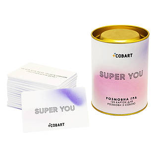 Карткова гра про себе Super you Cobart CBRT-9932, 125 питань, Time Toys