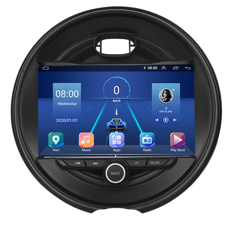 Штатна магнітола Lesko для MINI Clubman II Рестайлінг 2019-н.в. екран 9" 2/32Gb 4G Wi-Fi GPS Top 1 шт., фото 1