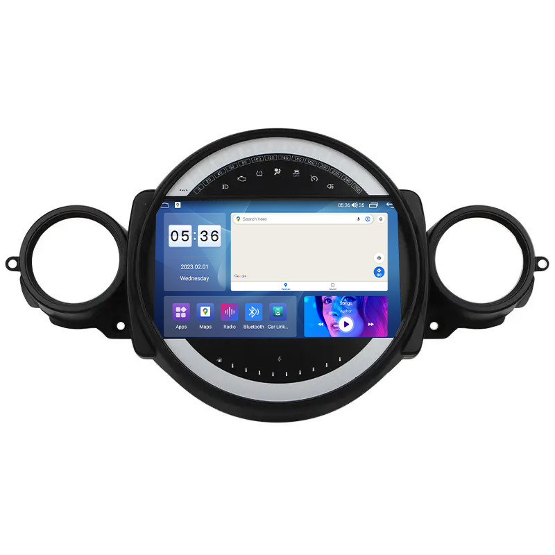 Штатна магнітола 9" Lesko для MINI Clubman I Рестайлінг 2010-2014 4/64Gb CarPlay 4G Wi-Fi GPS Prime 2 шт.