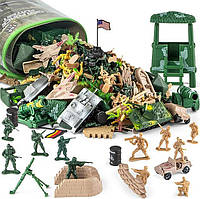 Армейская база, набор из 160 предметов, включая WW2, Игрушечные солдатики