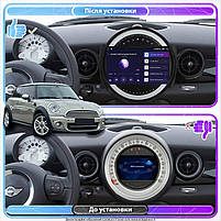 Штатна магнітола Lesko для MINI Hatch II (R56) 2006-2010 екран 9" 6/128Gb 4G Wi-Fi GPS Top 2шт, фото 3