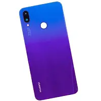 Задня кришка Huawei P Smart 2019 з склом камери Aurora Blue (PRC)