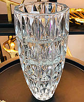 Ваза Белли 13.5х24.6 см толстое стекло изысканная прозрачная