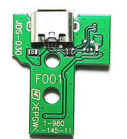 Модуль зарядки micro USB Dualshok 4 (JDS-030), 12 Pin