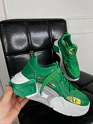 Кросівки зелені 5211