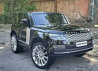 Детский двухместный электроджип Range Rover (черный цвет) с пультом дистанционного управления 2,4G